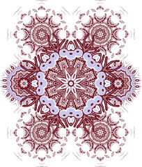 Mandala ethnic indian illustration design