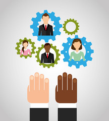 teamwork concept design 