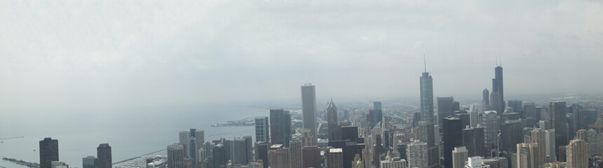 Chicago skyline panorama
