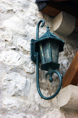 Street lamp in the old town of Trebinje