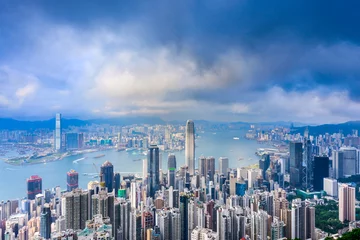 Fotobehang Hong Kong Skyline © SeanPavonePhoto