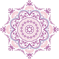 Mandala ethnic indian illustration design