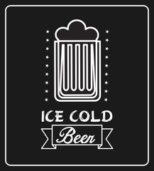 cold beer design 