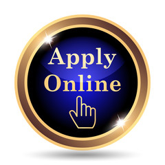 Fototapeta premium Apply online icon