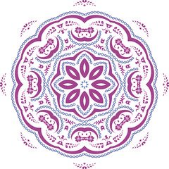 Mandala ethnic indian illustration design