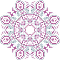Mandala ethnic indian illustration design