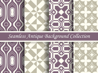 Antique seamless background collection_01
