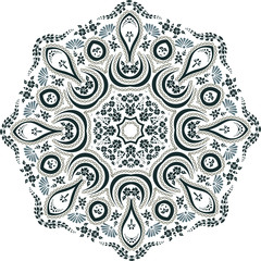 Mandala ethnic indian illustration design