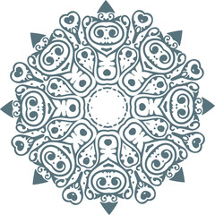 Mandala ethnic indian illustration design
