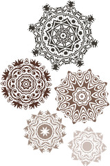 Mandala ethnic indian illustration design