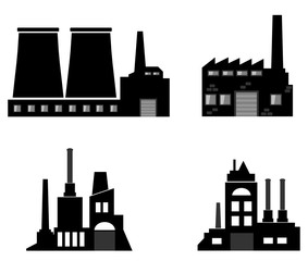 Usines en 4 icônes