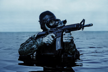 Navy SEAL frogman