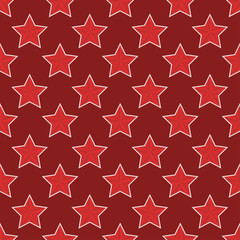 Vector modern red 23 february seamless pattern 