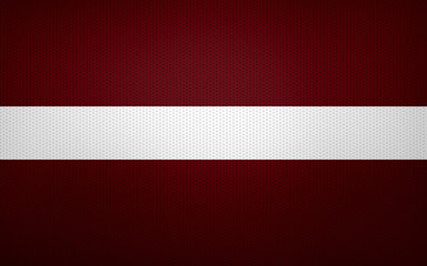 Obraz premium Closeup of Latvia flag