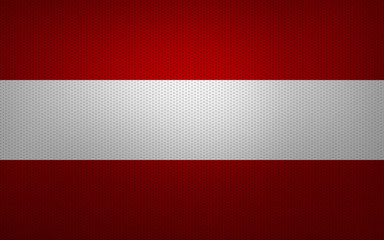 Obraz premium Closeup of Austria flag