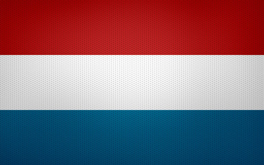 Closeup of Luxembourg flag