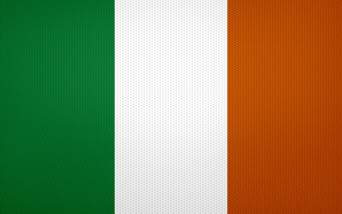 Closeup of Cote d'Ivoire flag 
