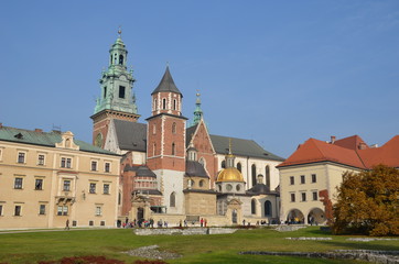 Fototapeta na wymiar Краков исторические памятники и культура