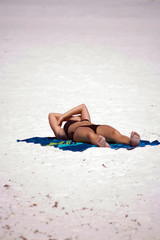Fototapeta premium Sunbather