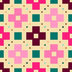 Seamless geometric pattern background