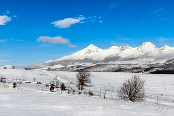 High Tatra mountains covered with snow © radu79