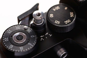 Retro camera control elements