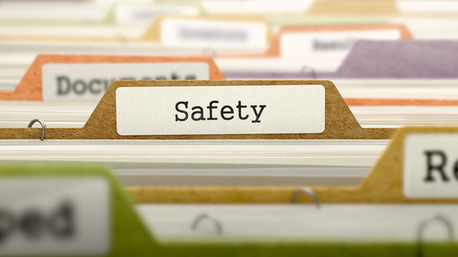 Folder in Catalog Marked as Safety.