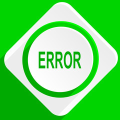 error green flat icon