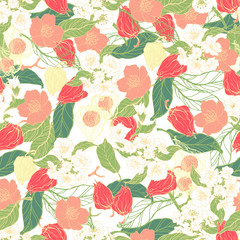 Floral seamless pattern