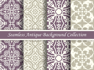 Antique seamless background collection_11