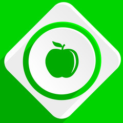apple green flat icon