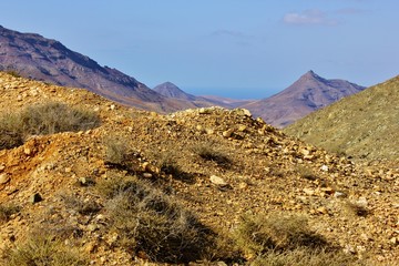 Mountain view, Fuerteventura, Canarian Islands, Spain