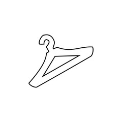 Clothes hanger icon. Vector illustration.
