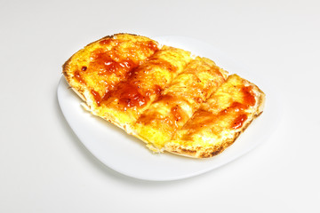 Tostada de Mermelada con mantequilla