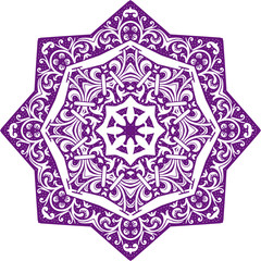 Mandala ethnic indian illustration design