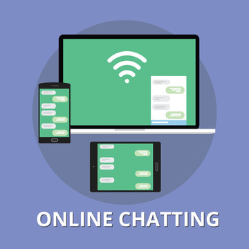 Online Chatting Chat Technology Multi Platform