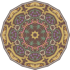 Mandala ethnic indian illustration design