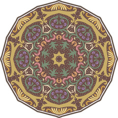 Mandala ethnic indian illustration design