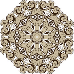 Mandala ethnic indian illustration design