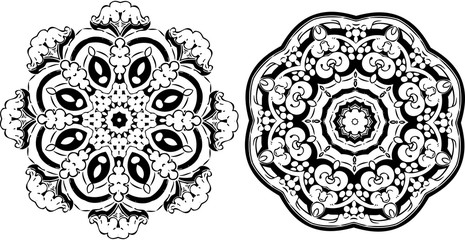 Mandala ethnic indian illustration design