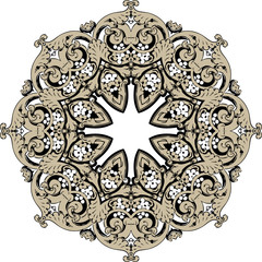 Mandala ethnic indian illustration design