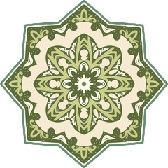 Mandala ethnic indian illustration design