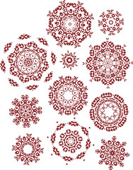 Mandala ethnic indian illustration design
