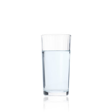 Pure drink water in glass