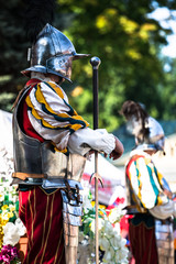 Armour of the medieval knight