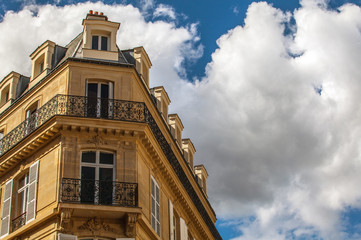 Obraz premium Old French traditional architecture.
