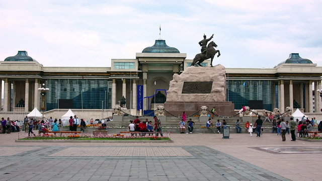 View of Sukhbaatar Square