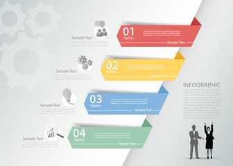 Design clean template infographic. can be used for workflow, layout, diagram