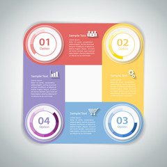 Abstract template infographic. can be used for workflow, layout, diagram