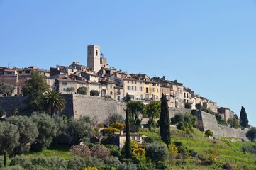 Fototapeta na wymiar Saint Paul de Vence provencal village in the South of France